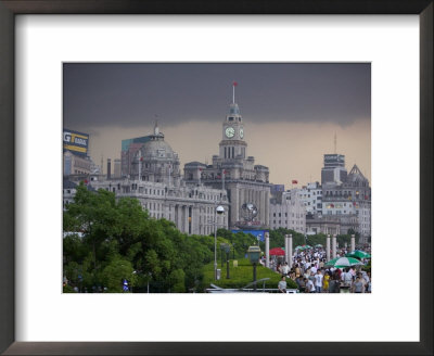 Storm Arriving On The Bund, Shanghai, China by Brent Winebrenner Pricing Limited Edition Print image