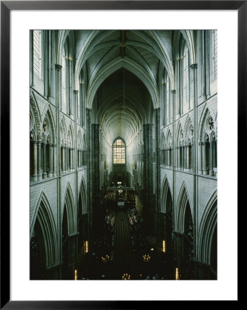 The Nave Of Westminster Abbey In London, England by James P. Blair Pricing Limited Edition Print image