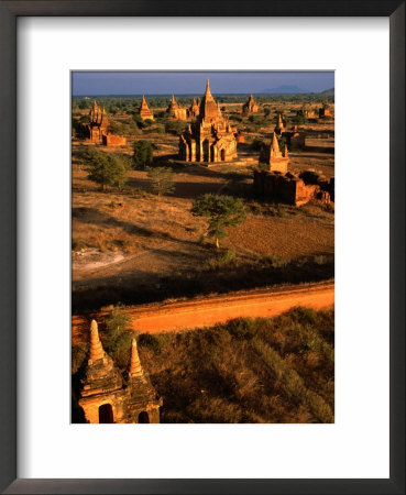 Temple Ruins Scattered Over The Plains Of Bagan, Bagan, Mandalay, Myanmar (Burma) by Jerry Alexander Pricing Limited Edition Print image