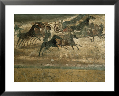 Wall Paintings, Pompeii, Unesco World Heritage Site, Campania, Italy by Walter Rawlings Pricing Limited Edition Print image