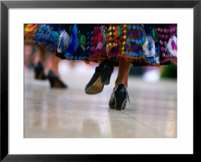 Traditional Mexican Dancing During Celebrations For Cinco De Mayo, Los Angeles, California, Usa by Ray Laskowitz Pricing Limited Edition Print image