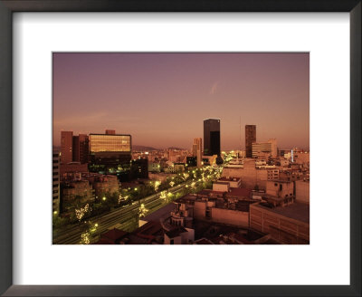 Citta Del Messico, Mexico City by Angelo Cavalli Pricing Limited Edition Print image