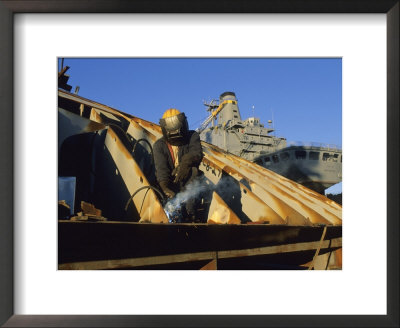 Welding And Shipbuilding At Avondale Shipyards by Joel Sartore Pricing Limited Edition Print image