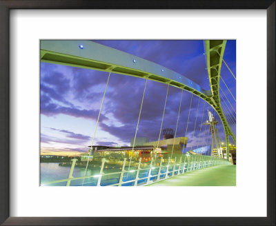 Bridge And Lowry Centre, Manchester, England by Nigel Francis Pricing Limited Edition Print image