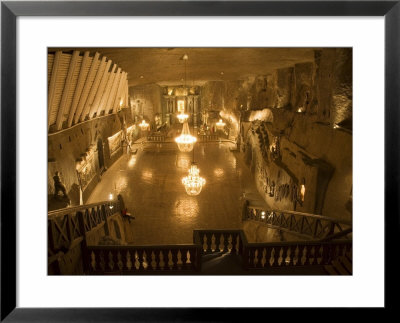 The Cathedral In The Wieliczka Salt Mine, Unesco World Heritage Site, Near Krakow (Cracow), Poland by R H Productions Pricing Limited Edition Print image
