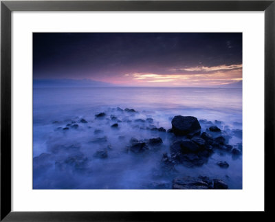 Sunset Over The Pacific Ocean From Near Mala Wharf, Lahaina, Maui, Hawaii, Usa by Karl Lehmann Pricing Limited Edition Print image