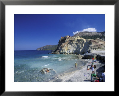 Hot Water Sulfurous Springs On The Beach, Sicily, Italy by Michele Molinari Pricing Limited Edition Print image