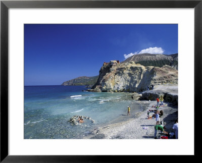 Hot Water Sulfurous Springs On The Beach, Sicily, Italy by Michele Molinari Pricing Limited Edition Print image