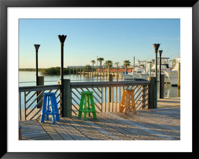 Deck Lounge, Inlet Harbor, Ponce Inlet, Florida by Lisa S. Engelbrecht Pricing Limited Edition Print image