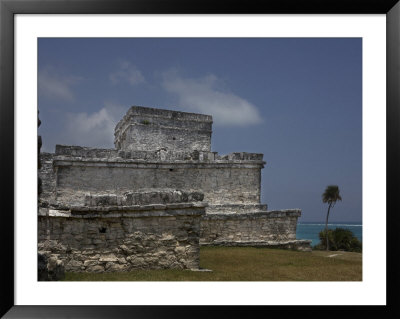 Maya Ruins Overlook The Sea In Tulum by Stephen Alvarez Pricing Limited Edition Print image