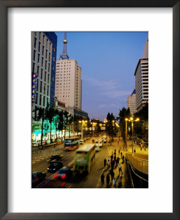 Evening In Downtown, Kunming, China by Greg Elms Pricing Limited Edition Print image