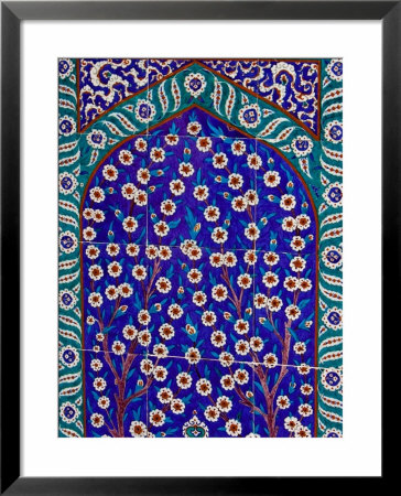 Tile Inside Topkapi Palace, Istanbul, Turkey by Joe Restuccia Iii Pricing Limited Edition Print image