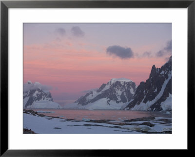 Sunset Light On Lemaire Channel, Antarctic Peninsula by Hugh Rose Pricing Limited Edition Print image