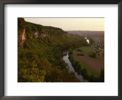 A View Of The Vezere River Valley And The Cliffs Of Les Eyzies by Kenneth Garrett Pricing Limited Edition Print image