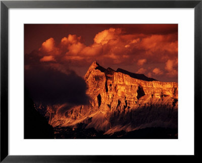 La Varella Massif, Kreuzkrofel Gr (Sasso Croce), From Pisciadu Hut, Gruppo Sella, Dolomites, Italy by Witold Skrypczak Pricing Limited Edition Print image