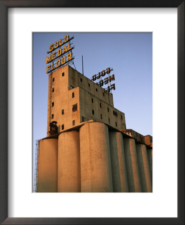 A View Of The Washburn Crosby A Mill Where Gold Medal Flour Was Made by Ira Block Pricing Limited Edition Print image