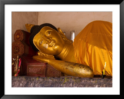 Reclining Buddha, Chiang Mai, Thailand by Kristin Piljay Pricing Limited Edition Print image