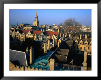 Buildings Of Brasenose College From Radcliffe Camera (Room), Oxford, England by Jon Davison Pricing Limited Edition Print image