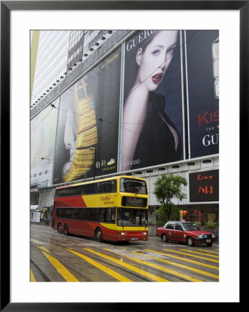 Traffic Passing Billboards Of Sogo Department Store, Causeway Bay, Hong Kong, China by Greg Elms Pricing Limited Edition Print image
