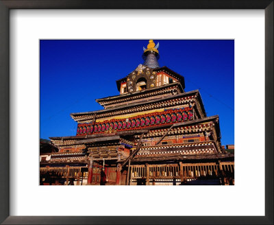 Stupa Of Dachang Lamo Kirti Monastery, Langmusi, Gansu, China by Krzysztof Dydynski Pricing Limited Edition Print image