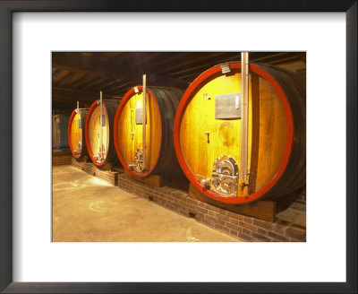 Wine Cellar And Oak Casks, Champagne Jacquesson In Dizy, Vallee De La Marne, Ardennes, France by Per Karlsson Pricing Limited Edition Print image