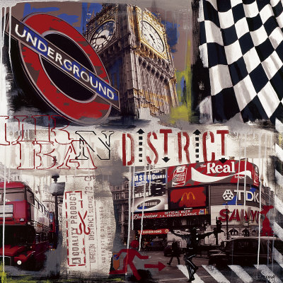 London Underground by Vincent Gachaga Pricing Limited Edition Print image