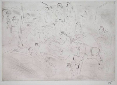 133 - L'enfant Prodigue Chez Les Filles by Jules Pascin Pricing Limited Edition Print image