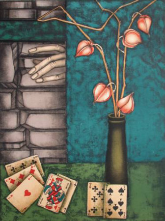 Nature Morte Aux Cartes by Pierre Henry Pricing Limited Edition Print image