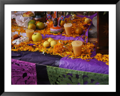 Mexican Decorations For Day Of The Dead Celebrations by Gina Martin Pricing Limited Edition Print image