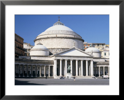 Piazza Del Plebiscito And San Francesco Di Paola Church, Naples, Campania, Italy by G Richardson Pricing Limited Edition Print image