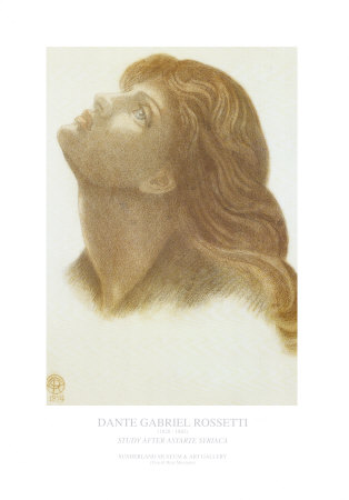 Study After Astarte Syriaca by Dante Gabriel Rossetti Pricing Limited Edition Print image