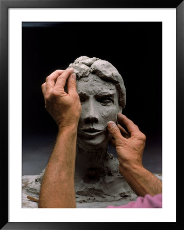 Hands Creating Sculpture by Howard Sokol Pricing Limited Edition Print image