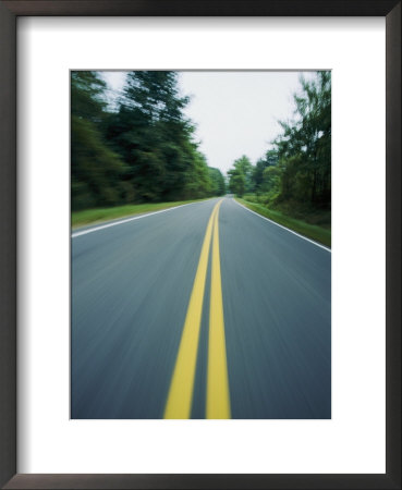 View From The Front Of A Speeding Vehicle by Kenneth Garrett Pricing Limited Edition Print image