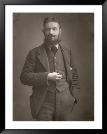 George Bernard Shaw Irish Writer Three Quarter Length Portrait by Downey Pricing Limited Edition Print image