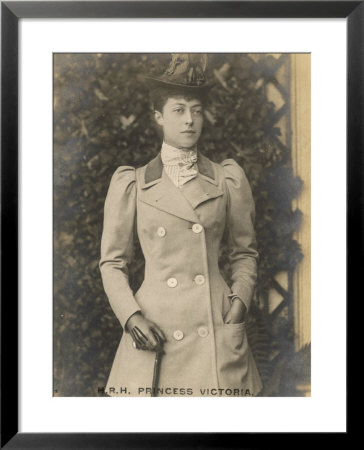 Princess Victoria Daughter Of Edward Vii In Outdoor Clothes by W&D Downey Pricing Limited Edition Print image