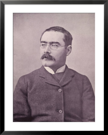 Rudyard Kipling Photograph Taken In 1895 by Elliot & Fry Pricing Limited Edition Print image