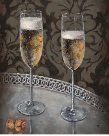 Champagne For Two by Nathan Rohlander Pricing Limited Edition Print image