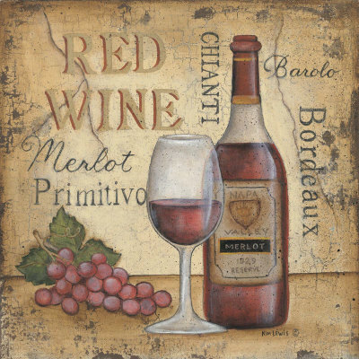 Red Wine by Kim Lewis Pricing Limited Edition Print image