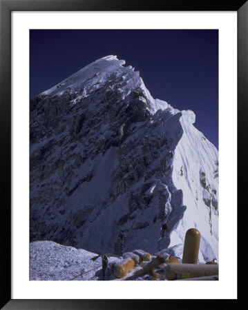 South Summit Of Everest With Oxygen Bottles, Nepal by Michael Brown Pricing Limited Edition Print image