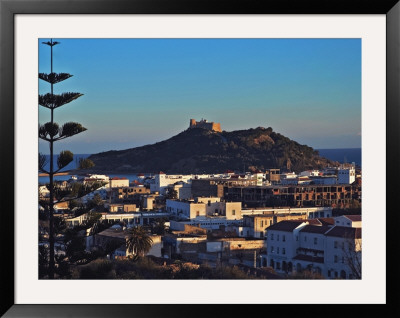 City Buildings And Tabarka Island And Its Genoese Fort, Tabarka, Jendouba, Tunisia by Bethune Carmichael Pricing Limited Edition Print image