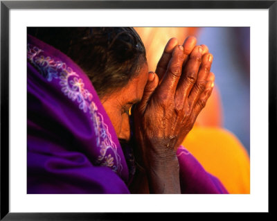 Prayer At Kumba Mela Festival, Allahabad, India by Paul Beinssen Pricing Limited Edition Print image