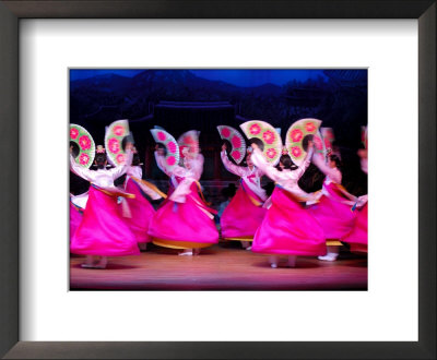Dancers Performing At Korea House, Myeong-Dong, Seoul, South Korea by Anthony Plummer Pricing Limited Edition Print image