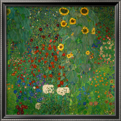Farm Garden With Sunflowers, C.1912 by Gustav Klimt Pricing Limited Edition Print image