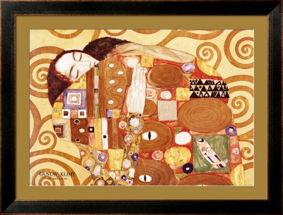 Fulfillment, Stoclet Frieze, C.1909 (Detail) by Gustav Klimt Pricing Limited Edition Print image