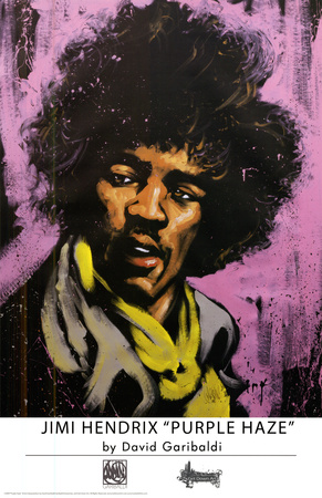 Hendrix Purple Haze by David Garibaldi Pricing Limited Edition Print image