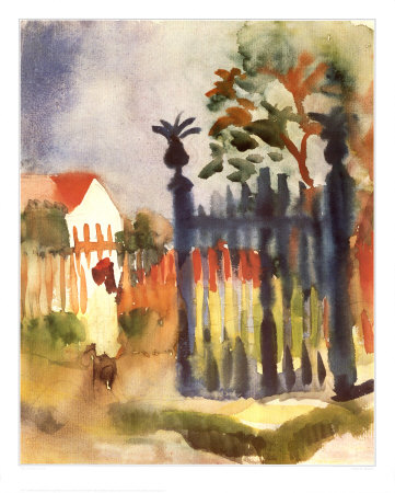 The Garden Gate by Auguste Macke Pricing Limited Edition Print image