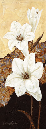White Oriental Lilies Ii by Claudia Ancilotti Pricing Limited Edition Print image