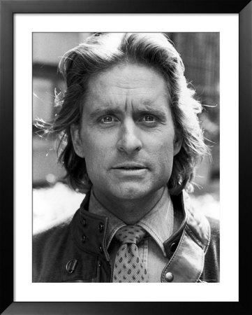 Actor Michael Douglas On Set Of His Film Romancing The Stone by David Mcgough Pricing Limited Edition Print image