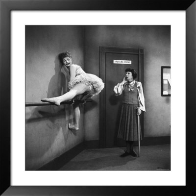 Actress Mary Wickes As A Dance Instructor Looking Aghast At A Scene From Tv Series I Love Lucy by Loomis Dean Pricing Limited Edition Print image