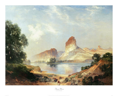 An Indian Paradise by Thomas Moran Pricing Limited Edition Print image
